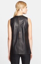 Thumbnail for your product : Proenza Schouler Sleeveless Plonge Leather Top