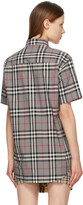 Thumbnail for your product : Burberry Grey Check Caxton Short Sleeve Shirt