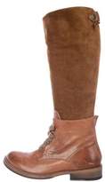 Thumbnail for your product : Brunello Cucinelli Leather Knee-High Boots