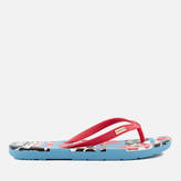 Thumbnail for your product : Hunter Women's Original Floral Stripe Printed Flip Flops - Floral Stripe/Peony