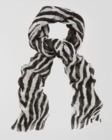 Thumbnail for your product : Jaeger Zebra Print Scarf