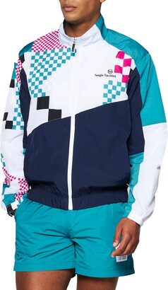 New 大人気【】RETRO CRINKLE TRACK ジャケット セール】【crinkle crinkle crinkle】frill collar track jacket