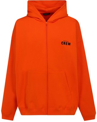 balenciaga hoodie mens orange