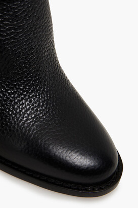 Valentino Garavani Garavani Studded Pebbled-leather Ankle Boots