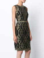 Thumbnail for your product : Tadashi Shoji embroidered fitted dress
