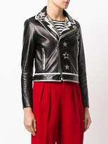 Thumbnail for your product : RED Valentino patched stars biker jacket