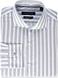 Tommy Hilfiger Men's Dress Shirt Slim Fit Non Iron Stretch Stripe