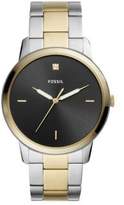 Thumbnail for your product : Fossil The Minimalist Carbon Series Three-Hand Two-Tone Stainless-Steel Watch