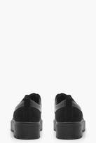 Thumbnail for your product : boohoo Cleated Lace Up Brogues