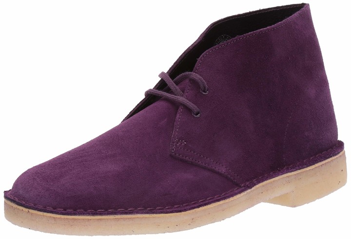 clarks shoes mens purple