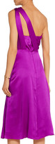 Thumbnail for your product : Cushnie One-Shoulder Silk-Charmeuse Dress