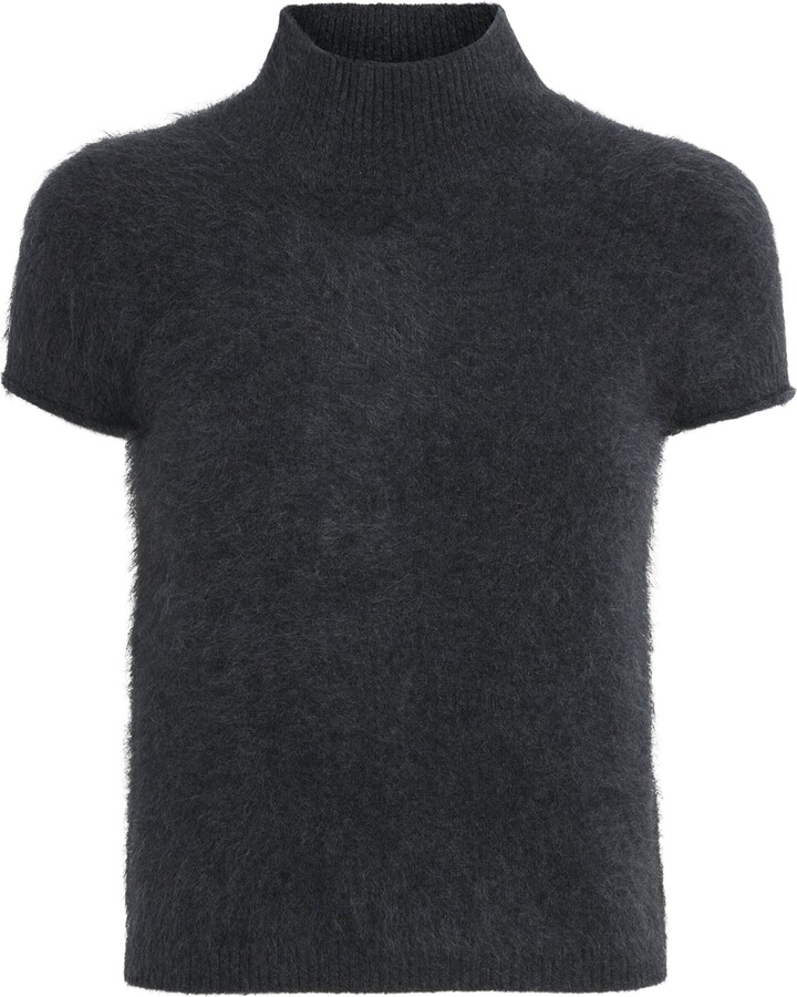 ME+EM Brushed Cashmere Shrunken Baby T-Shirt