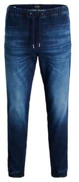 Jack and Jones Whiskered Jogger Jeans