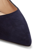 Thumbnail for your product : Gianvito Rossi 70 Suede Pumps - Navy