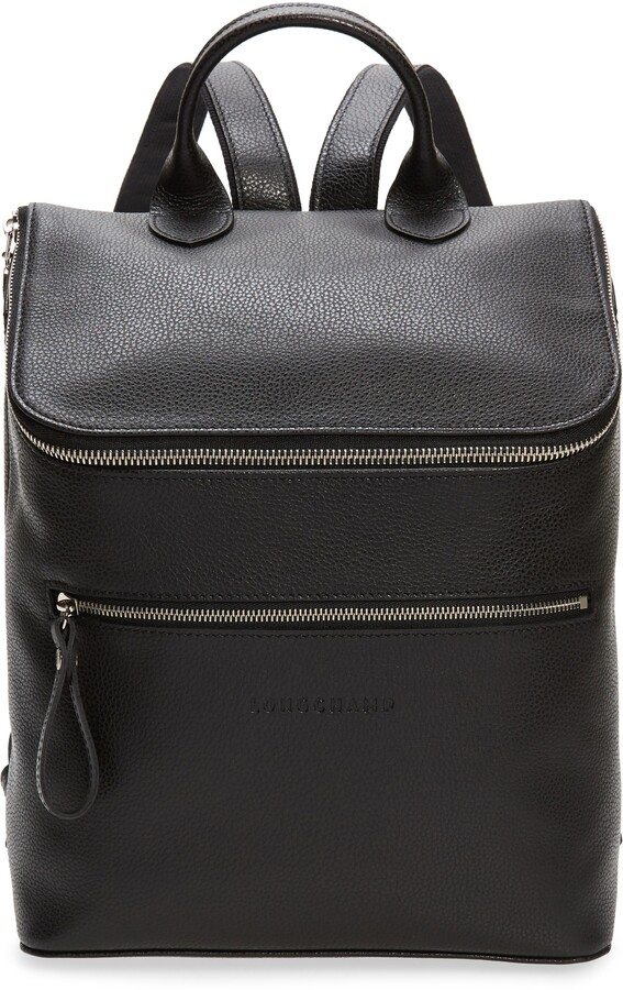 Longchamp Le Foulonne Leather Backpack - ShopStyle