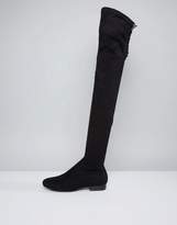 Thumbnail for your product : ASOS Petite KASBA PETITE Flat Over The Knee Boots