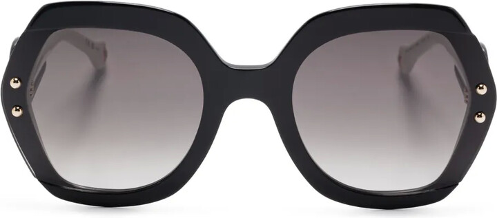 Carolina Herrera Oversize-Frame Sunglasses