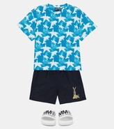 Thumbnail for your product : Vilebrequin Kids Jim printed swim trunks
