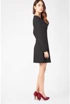 Thumbnail for your product : Select Fashion Fashion Womens Black D Ring Crepe Wrap Dress - size 8