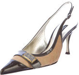 Thumbnail for your product : Dolce & Gabbana Ponyhair Slingback Pumps