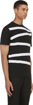 Thumbnail for your product : Neil Barrett Black Angled Stripe T-Shirt