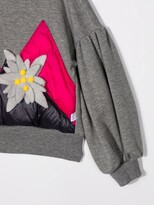 Thumbnail for your product : Il Gufo Faux-Flower Detail Sweatshirt