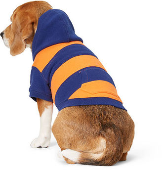 Ralph Lauren Striped Fleece Dog Hoodie