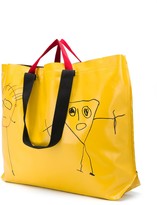 Thumbnail for your product : Plan C Sketch Print Shopper Bag