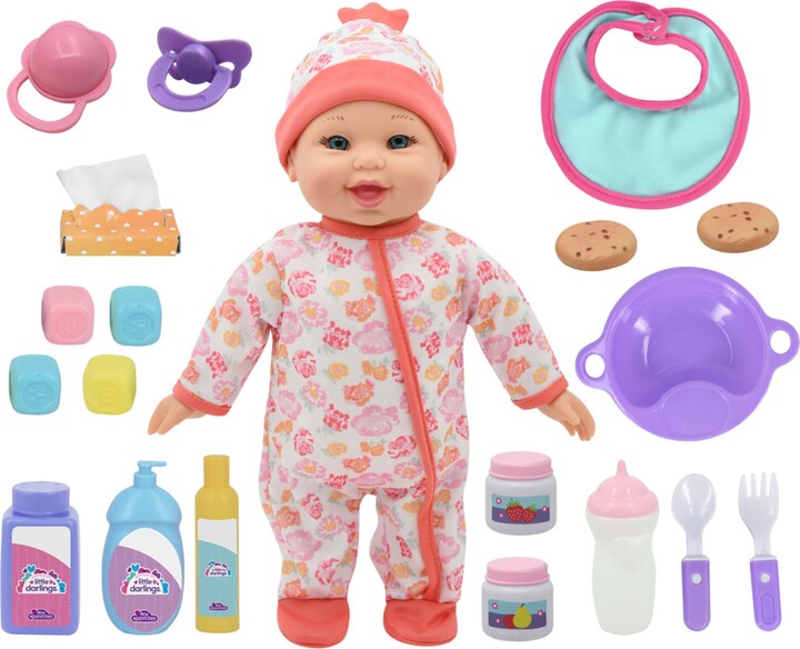 Little Darlings Bouncing 12" Baby Doll & Playse t