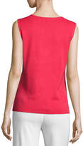 Thumbnail for your product : Misook Plus Size Crewneck Tank, Sorbet Red
