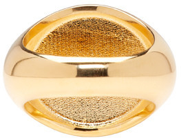 Versace Gold Circular Medusa Ring