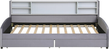 Takason Upholstered Platform Bed With Storage And Drawers