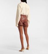 Thumbnail for your product : ZEYNEP ARCAY Leather shorts