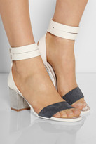 Thumbnail for your product : Pedro Garcia Xola leather and suede sandals