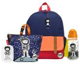 Thumbnail for your product : Babymel Zip & Zoe Junior Kids' Backpack with Lunch Bag and Water Bottle - Navy Color Block/Spaceman