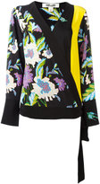 Diane Von Furstenberg - blouse cache-coeur à fleurs
