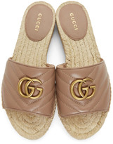 Thumbnail for your product : Gucci Pink Charlotte Espadrille Sandals