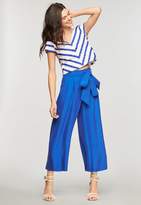 Thumbnail for your product : Milly Washed Linen Stripe Sophia Top