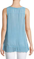 Thumbnail for your product : Johnny Was Summer Embroidered Tank Top