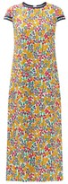 Thumbnail for your product : Marni Pop Garden Lily Floral-print Poplin Maxi Dress - White Print