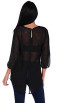 Thumbnail for your product : Romeo & Juliet Couture Triangle Sequence Blouse
