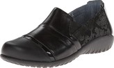 Thumbnail for your product : Naot Footwear Miro (Black Lace Nubuck/Metallic Road Leather/Black Madras Leather/Jet) Women's Flat Shoes