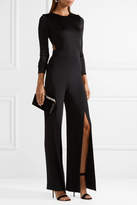 Thumbnail for your product : Cushnie Split-front Silk-crepe Wide-leg Pants