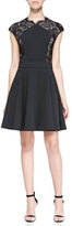 Thumbnail for your product : Ted Baker Vivace Cap-Sleeve Dress W/ Lace Sides