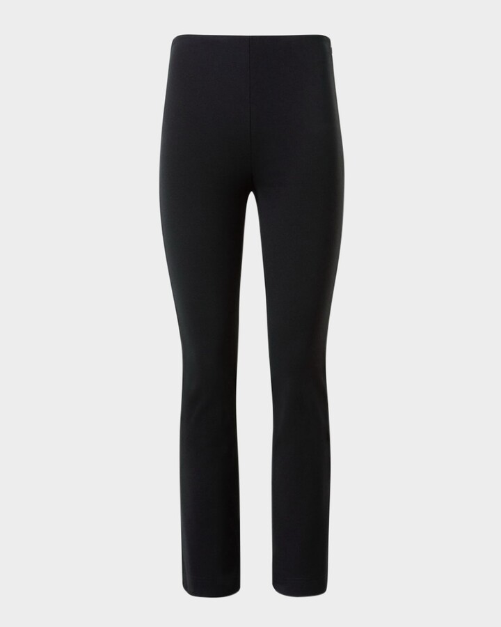 Akris Punto Cindy Signature Jersey Bootcut-Leg Ankle Pants