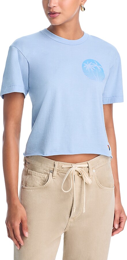 Aviator Nation Circle Palm 2 Boyfriend Tee - Exclusive