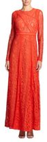 Thumbnail for your product : BCBGMAXAZRIA Katie Lace-Blocked Gown