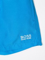 Thumbnail for your product : Boss Kidswear Embroidered Logo Swim Shorts