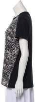 Thumbnail for your product : Proenza Schouler Silk Printed Short Sleeve Top