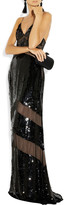 Thumbnail for your product : Jason Wu Sequined silk-chiffon gown